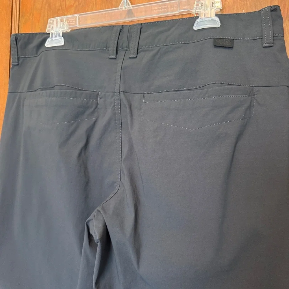 North Face Gray Hiking‎ Pants Rock Away 36 Lightweight Outdoor Stretch Gorpcore